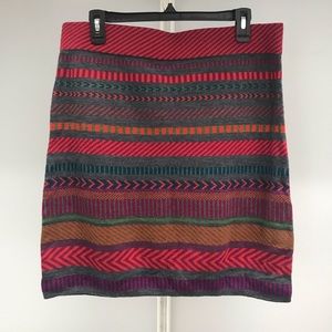 Krimson Klover XL Wool Multi-colored Skirt